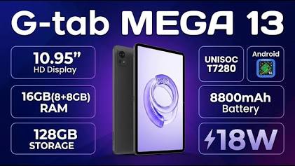 G TAB MEGA 13 